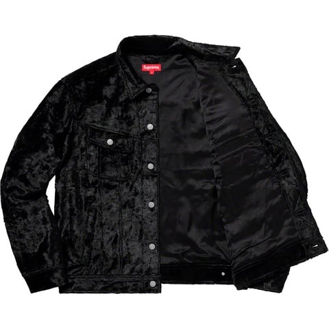 Fuzzy Pile Trucker Jacket - spring/summer 2019 - Supreme