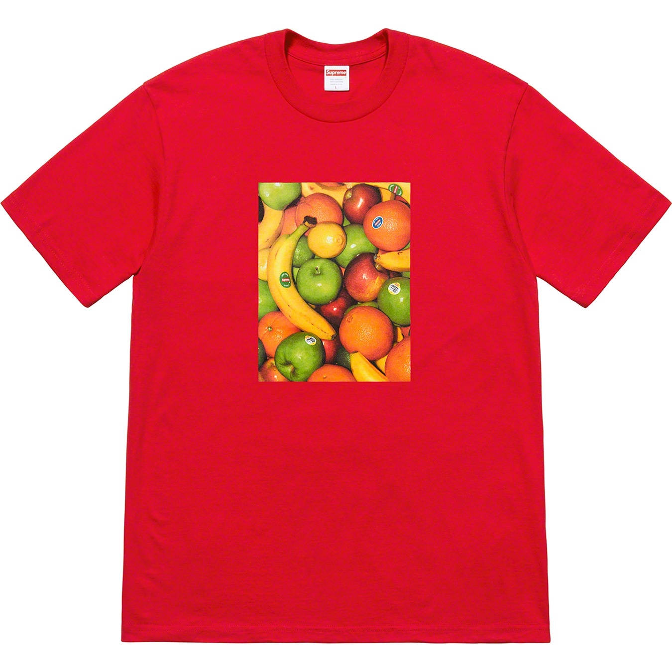 Supreme Fruit Tee (SS19) - Red - $38