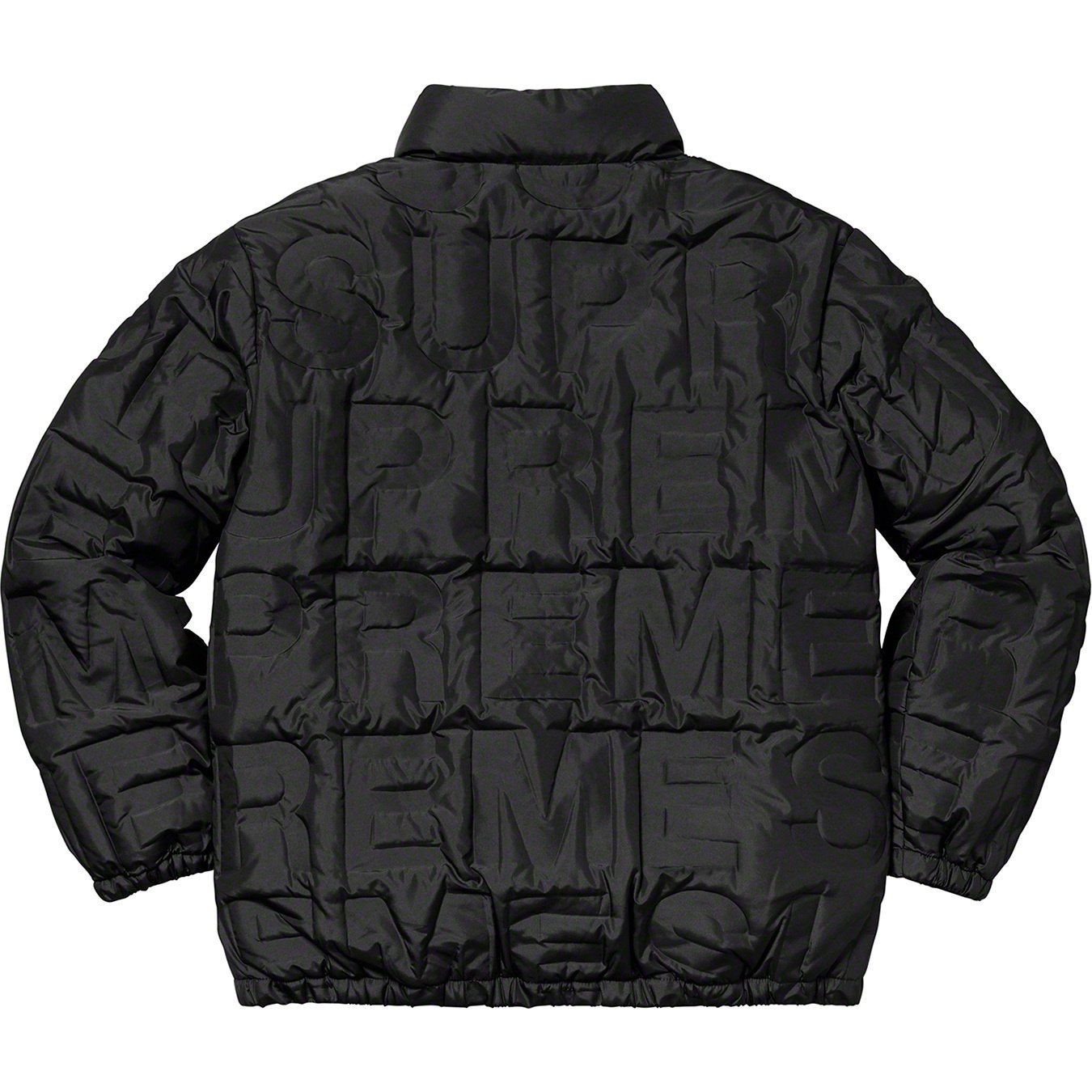 Supreme Bonded Logo Puffy Jacket (SS19) - Black - $348
