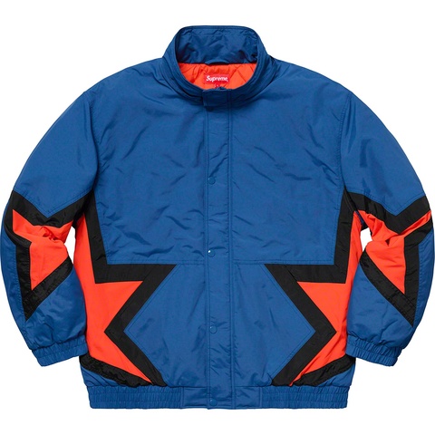Supreme Stars Puffy Jacket - Royal