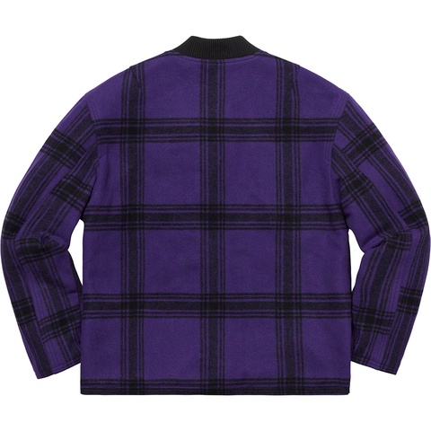 Supreme Zip Car Jacket - Purple