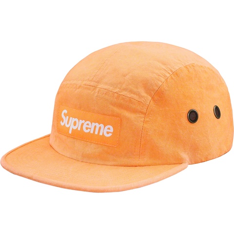 Supreme Washed Linen Camp Cap - Gold