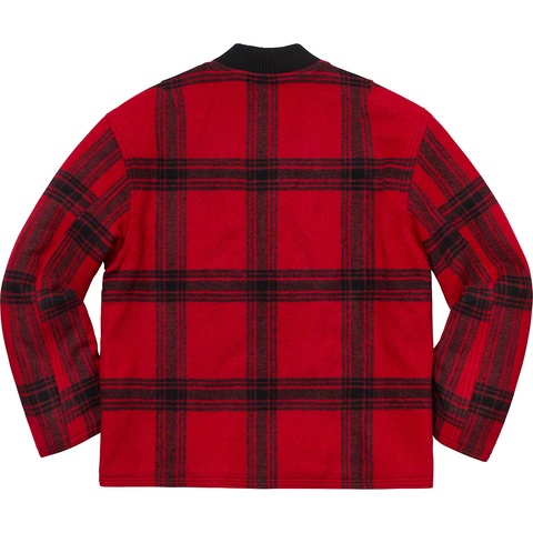 Supreme Zip Car Jacket - Red