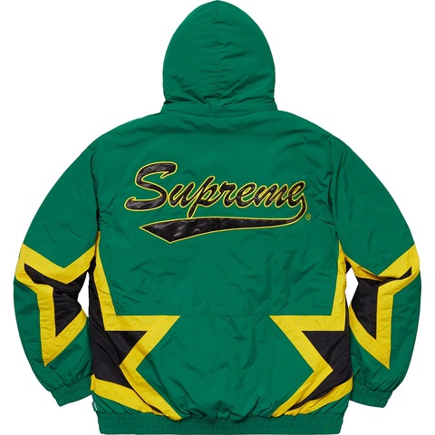 Supreme Stars Puffy Jacket - Dark Green