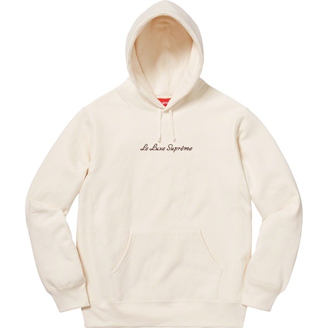 Supreme Le Luxe Hooded Sweatshirt - Natural