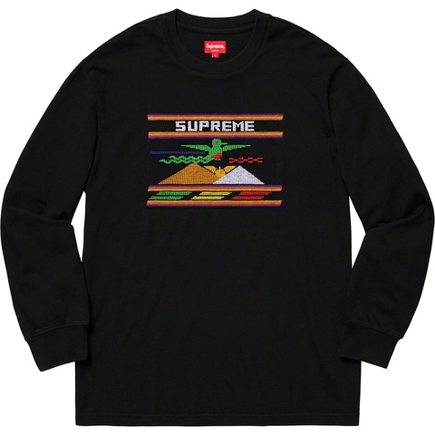 Needlepoint Patch L/S Top - spring/summer 2019 - Supreme