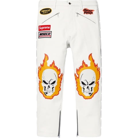 Supreme Supreme®/Vanson Leathers® Ghost Rider© Pant - White