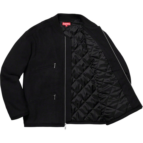 Supreme Zip Car Jacket - Black