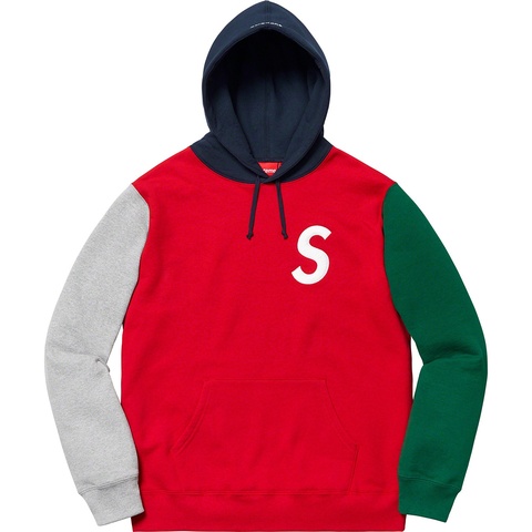 シュプリーム S Logo パーカー　M Colorblocked S Logo Colorblocked Hooded Sweatshirt - Supreme