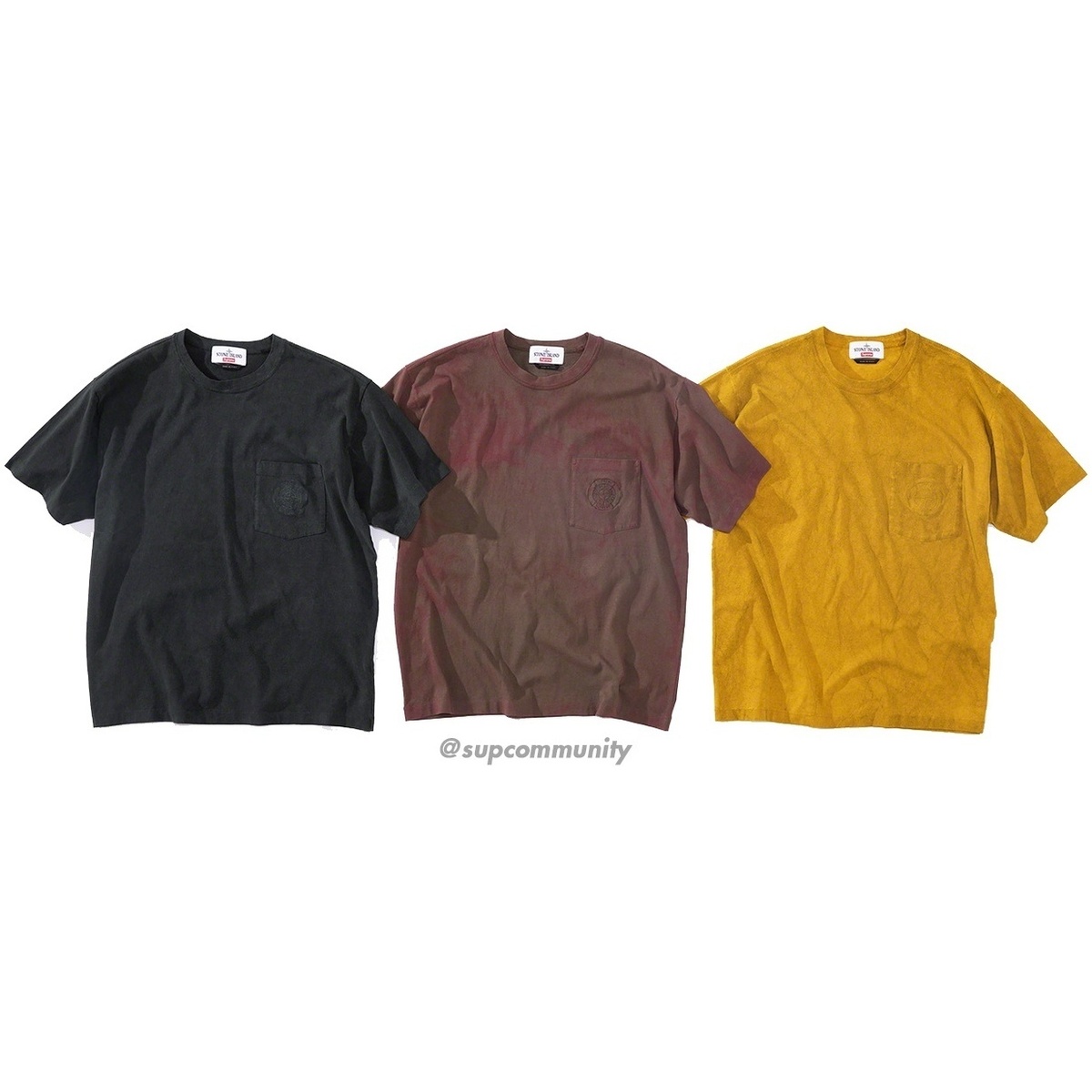 Supreme®/Stone Island® Pocket Tee - Supreme