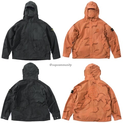 Supreme®/Stone Island® Riot Mask Camo Jacket - Supreme