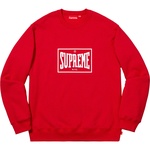 Supreme Warm Up Crewneck (SS19) - Red