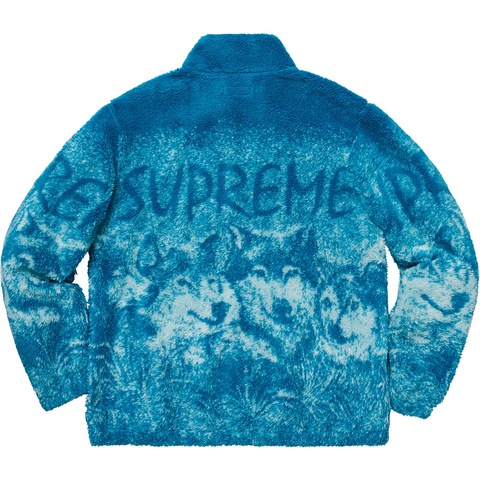 Supreme Wolf Fleece Jacket - Dark Teal