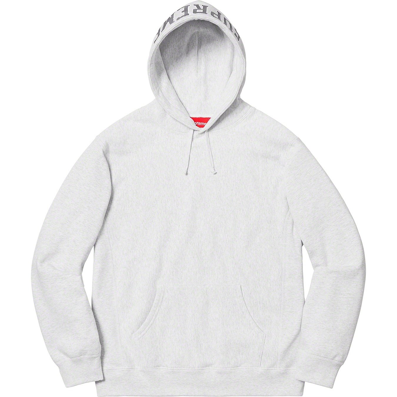 Supreme Sequin Arc Hooded Sweatshirt (SS19) - Ash Grey - $158