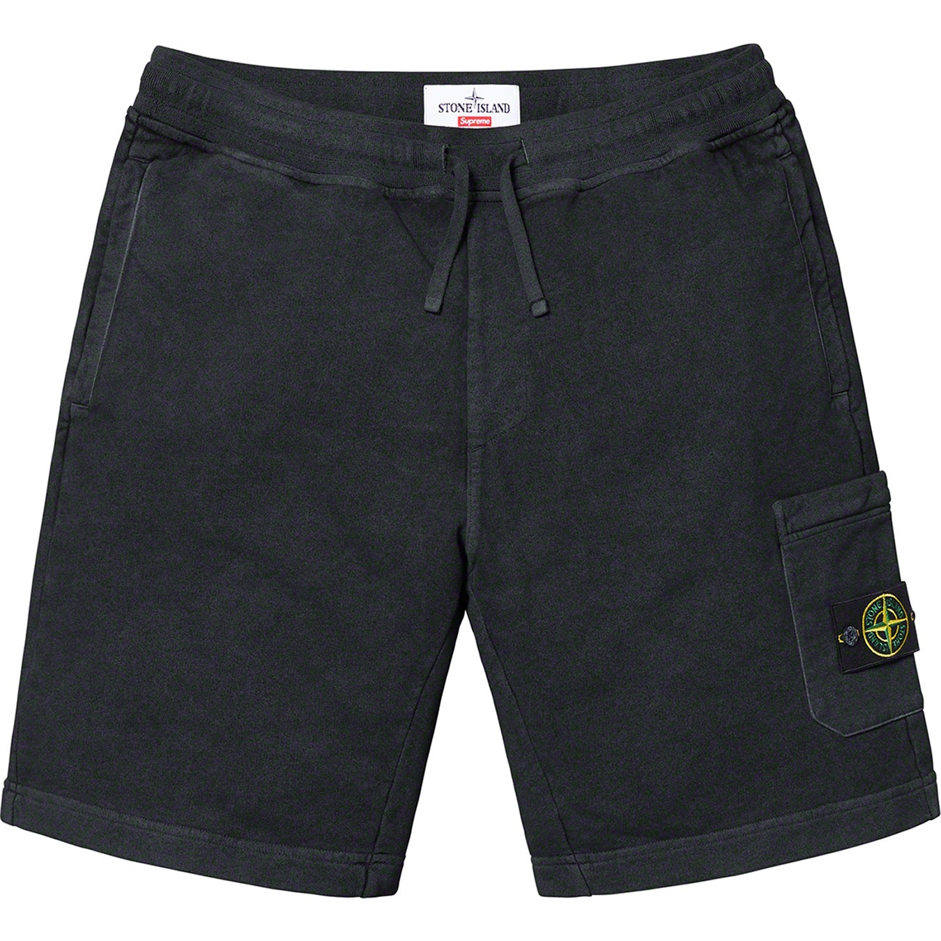 Supreme Supreme Stone Island Sweatshort (SS19) - Black - $228