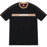 Supreme Chest Stripe Logo S S Top (SS19) - Black