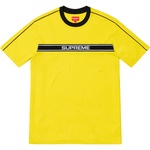 Supreme Chest Stripe Logo S S Top (SS19) - Yellow