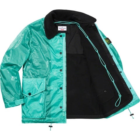 Supreme Supreme®/Stone Island® New Silk Light Jacket - Light Blue