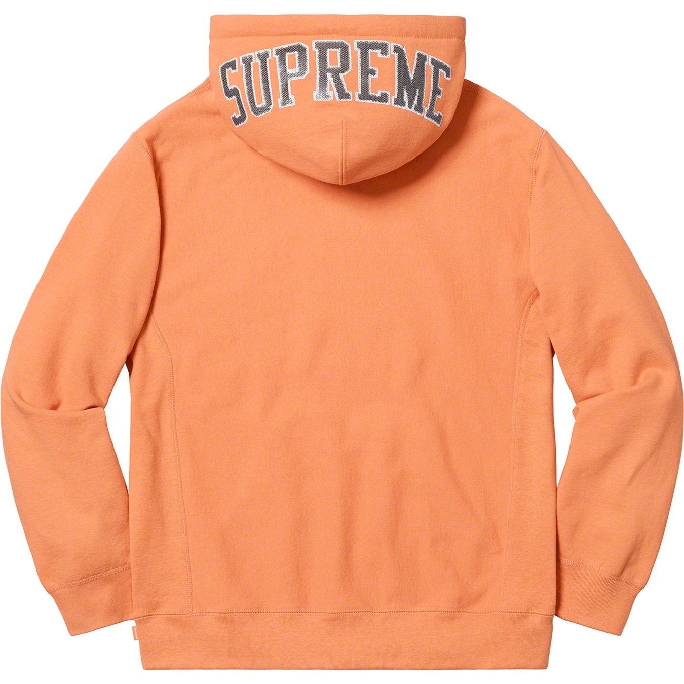 Supreme Sequin Arc Hooded Sweatshirt (SS19) - Pale Orange - $158