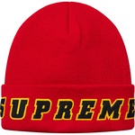 Supreme Felt Logo Beanie (SS19) - Red