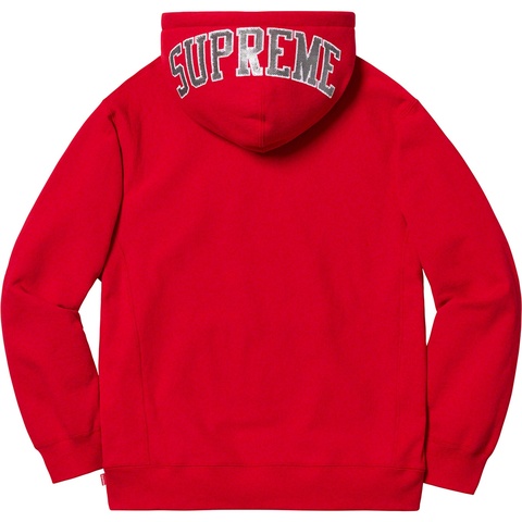 Supreme Sequin Arc Hooded Sweatshirt - Red