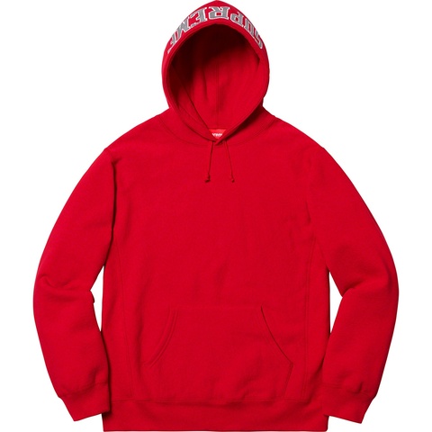 Supreme Sequin Arc Hooded Sweatshirt - Red