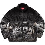 Supreme Wolf Fleece Jacket (SS19) - Black