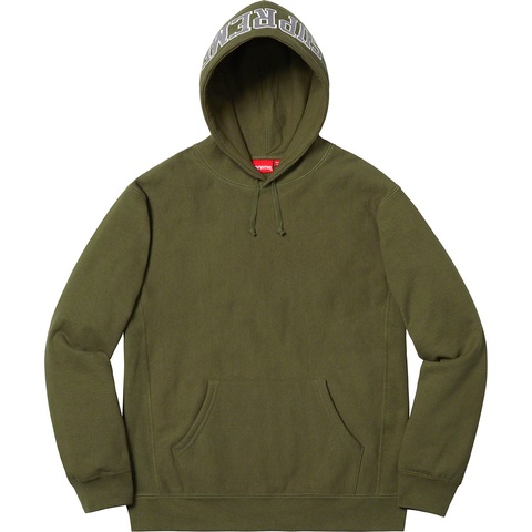 Supreme Sequin Arc Hooded Sweatshirt - Dark Olive