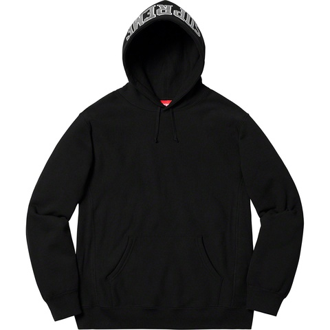 Supreme Sequin Arc Hooded Sweatshirt - Black