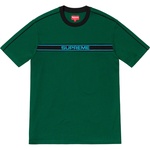 Supreme Chest Stripe Logo S S Top (SS19) - Dark Green