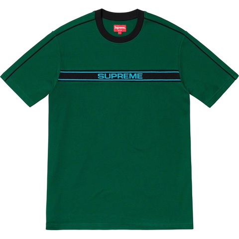 Supreme Chest Stripe Logo S/S Top - Dark Green