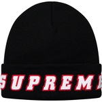 Supreme Felt Logo Beanie (SS19) - Black
