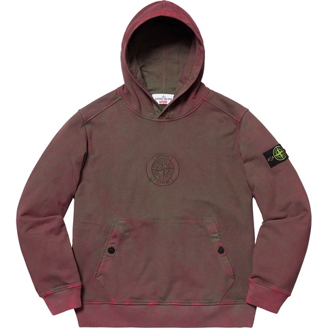 Supreme Supreme®/Stone Island® Hooded Sweatshirt - Red