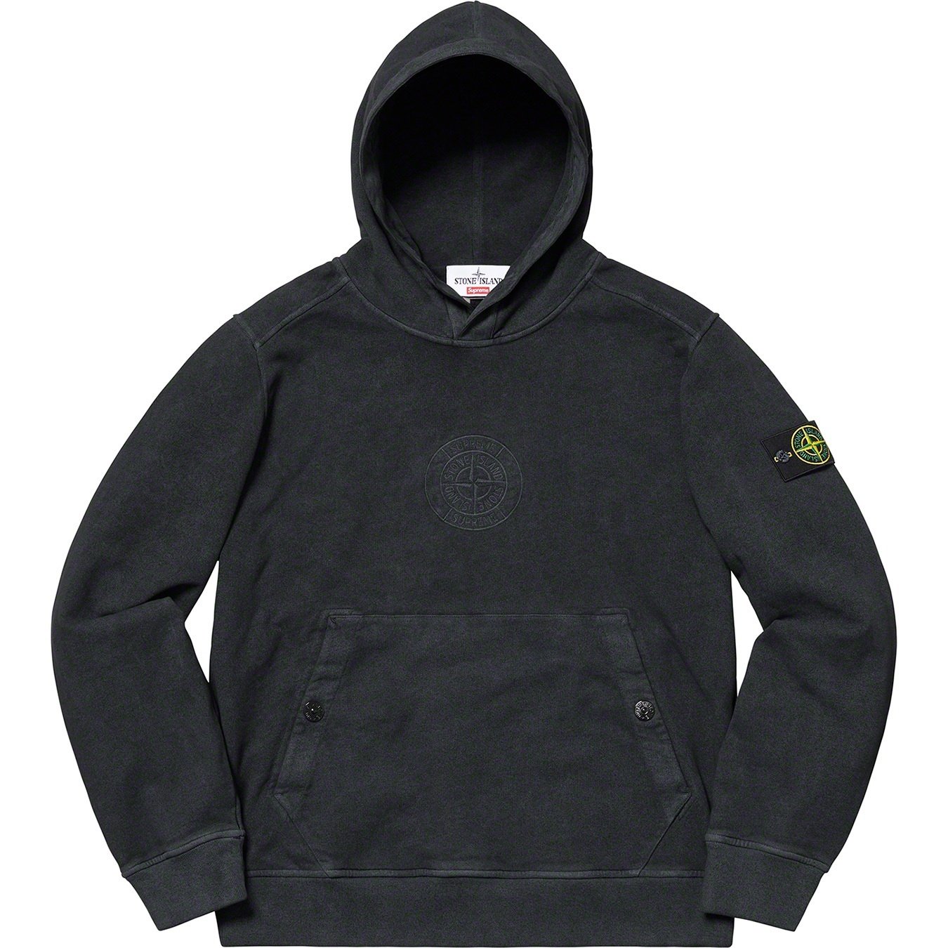 STONE  × Supreme フーディ Supreme Stone Island Hooded Sweatshirt (SS19) Olive Men's