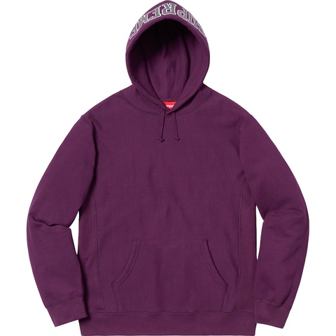 Supreme Sequin Arc Hooded Sweatshirt - Eggplant