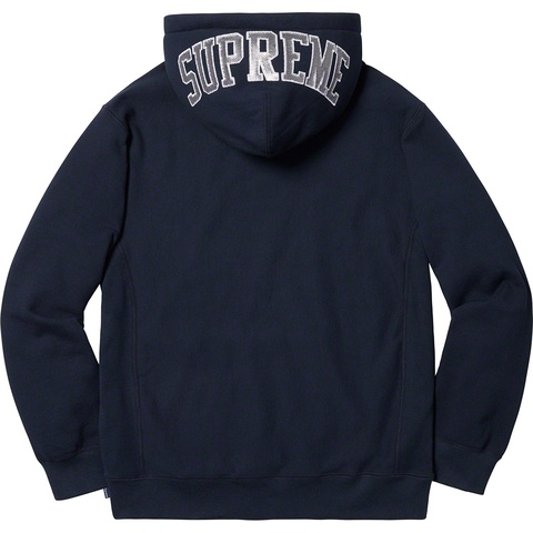 Supreme Sequin Arc Hooded Sweatshirt - Navy