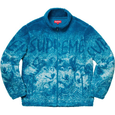Supreme Wolf Fleece Jacket - Dark Teal