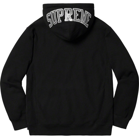 Supreme Sequin Arc Hooded Sweatshirt - Black