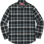 Supreme Plaid Flannel Shirt (SS19) - Black