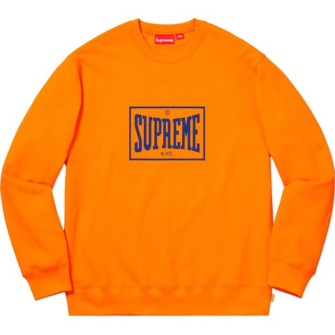 Supreme Warm Up Crewneck - Orange