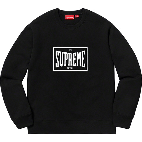 Supreme Warm Up Crewneck - Black