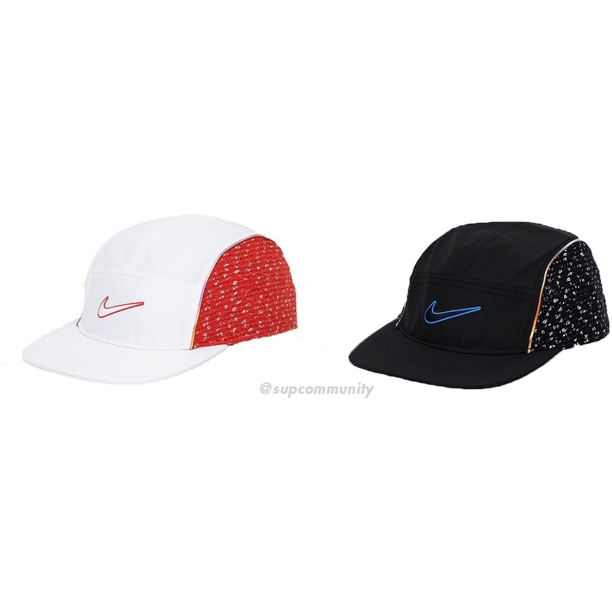 supreme nike boucle running hat black