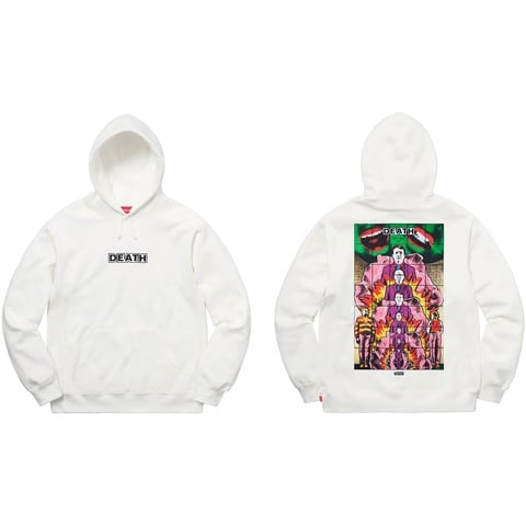 Supreme Gilbert & George/Supreme DEATH Hooded Sweatshirt - $158.00