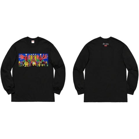 Supreme Gilbert & George/Supreme DEATH AFTER LIFE L/S Tee - $58.00