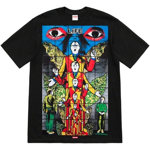 Supreme Gilbert & George/Supreme LIFE Tee - $48.00