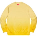 Supreme Dipped Crewneck (SS19) - Yellow