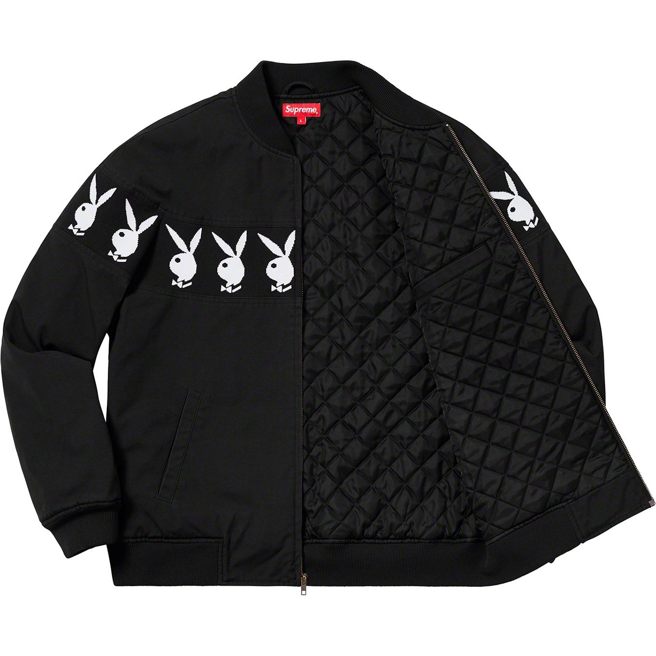 ジャケット・アウター Supreme PLAYBOY WORK JACKET Supreme Playboy Work Jacket Black Men's - FW16 - US