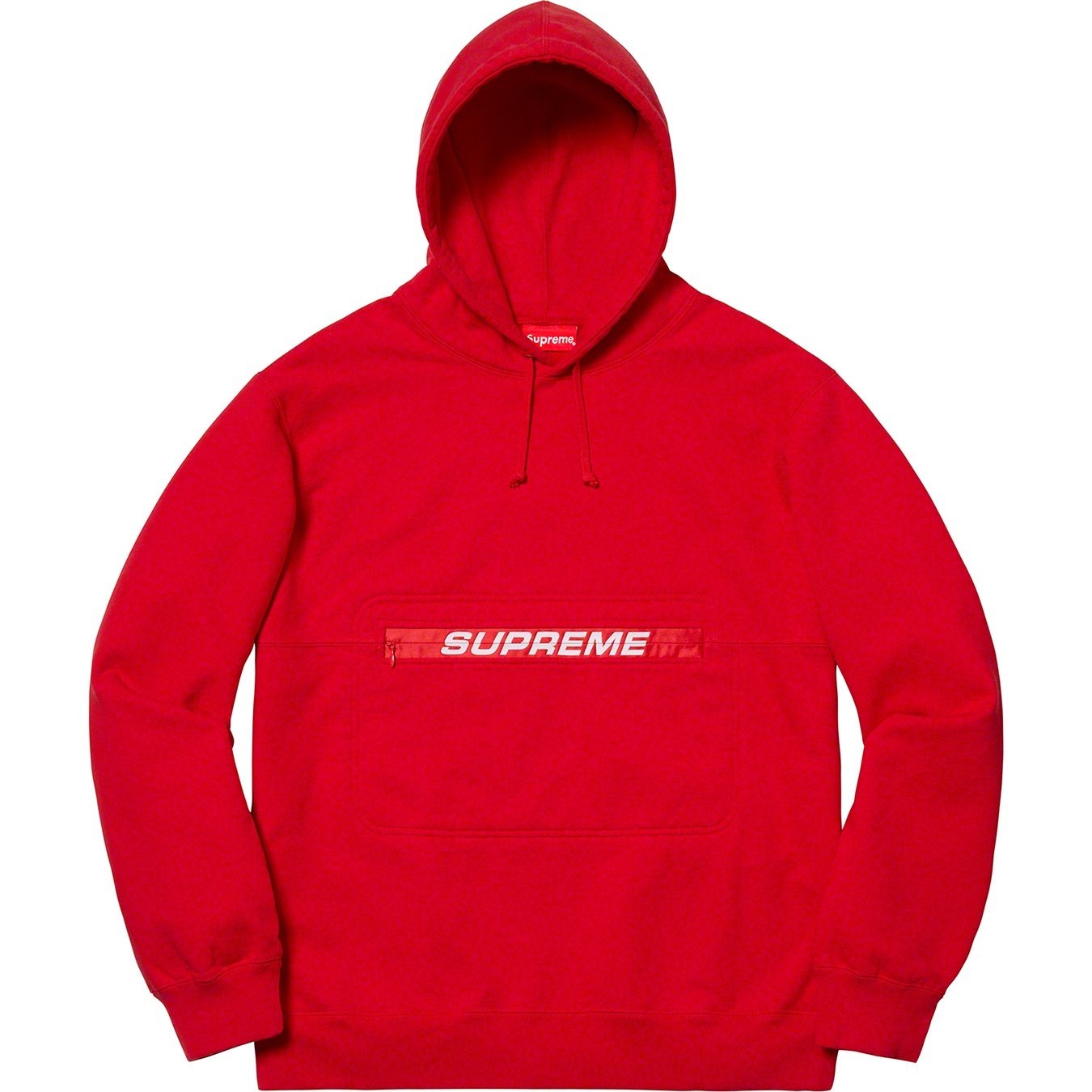 Supreme Zip Pouch Hooded Sweatshirt (SS19) - $148