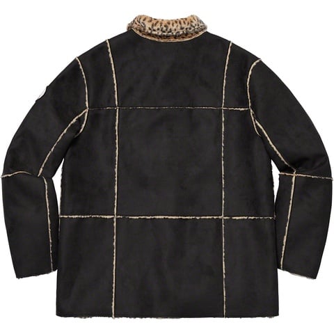 Reversible Faux Suede Leopard Coat - Supreme