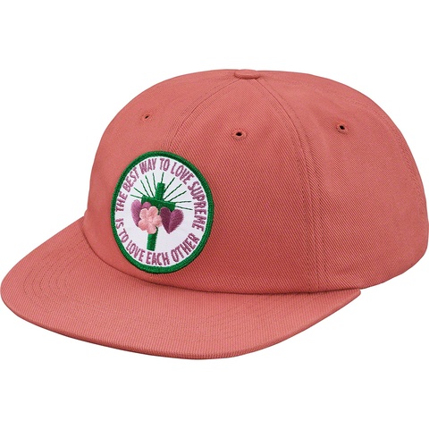 Supreme Love Each Other 6-Panel - Light Red